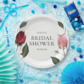 Brautparty für moderne Rose Pappteller (Party)