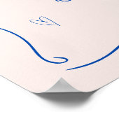 Brautparty für neue Kunden willkommen Poster (Ecke)