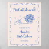 Brautparty für neue Kunden willkommen Poster (Vorne)