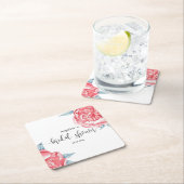 Brautparty für PapierUntersetzer Rechteckiger Pappuntersetzer (Vor Ort)