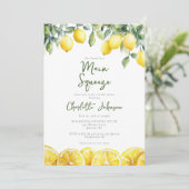 Brautparty für QR-Code im Hauptspeicher Einladung (Stehend Vorderseite)