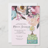 Brautparty für Reisen Einladung (Vorderseite)