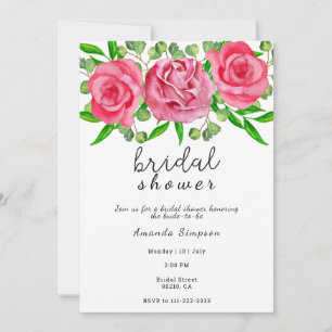 Brautparty für Rose Einladung