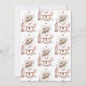 Brautparty für Sip und Paint-Party Einladung (Rückseite)