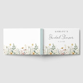 Brautparty für Sommerfeld-Wildblume Gästebuch (Voll)