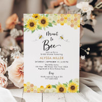 Brautparty für Sonnenblumen und Honigbienen