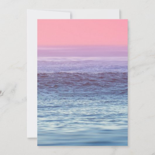 Brautparty für Strandnähten Einladung (Rückseite)