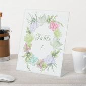 Brautparty für Sukkulente Grünpflanzen Sockelschild (In SItu)