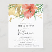 Brautparty für tropische Hochzeiten in Urlaubsort (Vorderseite)