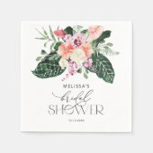 Brautparty für tropisches Wasser Serviette (Vorderseite)