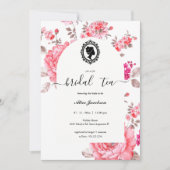 Brautparty für Vintage Blumenzustände Einladung (Vorderseite)