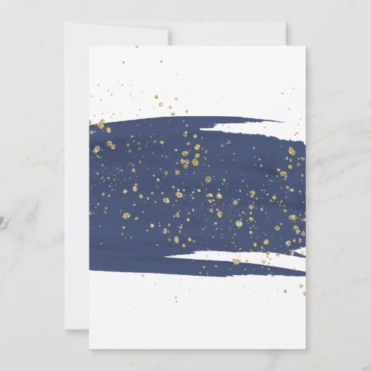 Brautparty für Wasserfarben Einladung (Rückseite)