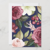 Brautparty für Wasserfarben Einladung (Rückseite)