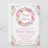 Brautparty für Wasserfarben Einladung (Vorderseite)
