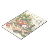 Brautparty für Wasserfarben Gemüse Notizblock (Linke Seite)