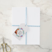 Brautparty für Wasserfarben Geschenkanhänger (Mit Garn)
