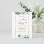 Brautparty für Wasserfarben im Sommer Postkarte (Stehend Vorderseite)