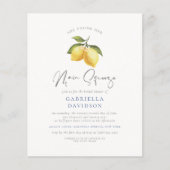 Brautparty für Wasserfarben Lemon (Vorderseite)