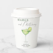 Brautparty für Wasserfarben Pappbecher (Vorderseite)