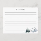 Brautparty für Wasserfarben Rezept Karte (Rückseite)