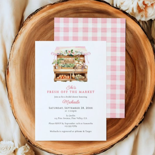 Brautparty für Wasserfarben vom Markt Einladung