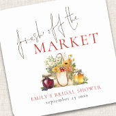 Brautparty für Wasserfarben vom Markt Quadratischer Aufkleber