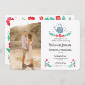 Brautparty für Wasserpflege Einladung (Vorne/Hinten)