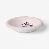 Brautparty Future Mrs. Blush Pink Pappteller (Gewinkelt)