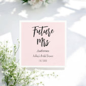 Brautparty Future Mrs. Blush Pink Serviette