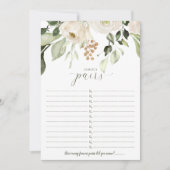 Brautparty Game Berühmte Paare - Berühmte Partys Einladung (Vorderseite)