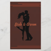 Brautparty Game Card Was hat der Groom Say Fl gema Flyer (Hinten)