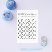 Brautparty Game Circle Ombré Template Flyer (Einzeln)