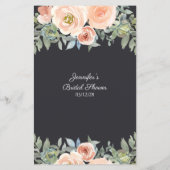 Brautparty Game Emoji Pictionary Pastor Peach (Rückseite)