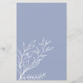 Brautparty Game Emoji Pictionary Periwinkle (Rückseite)