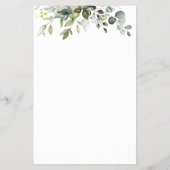 Brautparty Game Greenery, wo wir waren Flyer (Hinten)