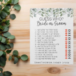 Brautparty Game Guess, der Foliage Verlasse Notizblock<br><div class="desc">Dieses Design kann in dem Bereich personalisiert werden, der durch das Ändern des Fotos und/oder Textes zur Verfügung gestellt wird. Sie können auch angepasst werden, indem Sie auf Vorlage personalisieren klicken und dann auf die Schaltfläche klicken, um weitere Optionen anzupassen, um die Hintergrundfarbe zu löschen oder zu ändern, Text hinzuzufügen,...</div>