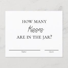 Brautparty Game - Kisses für die Mrs. Cards