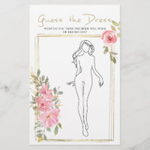 Brautparty Game Lush Blus Ratet mal, Flyer Dress