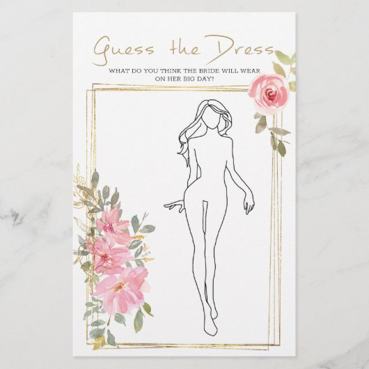 Brautparty Game Lush Blus Ratet mal, Flyer Dress (Vorne)