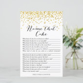 Brautparty Game - Name, der "Cake & Response" (Stehend Vorderseite)