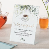 Brautparty Game Pedestal Sign Sockelschild (In Situ)