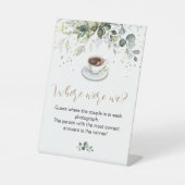 Brautparty Game Pedestal Sign Sockelschild (Vorderseite)