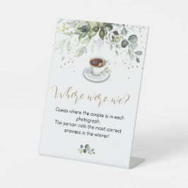 Brautparty Game Pedestal Sign Sockelschild