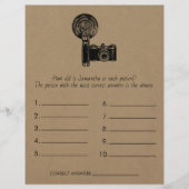 Brautparty Game rät die Hochzeit Flyer (Vorne)