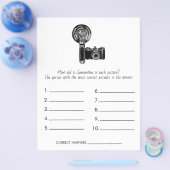 Brautparty Game rät die Hochzeit Flyer (Einzeln)