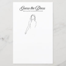 Brautparty Game: Raten Sie mal das Kleid