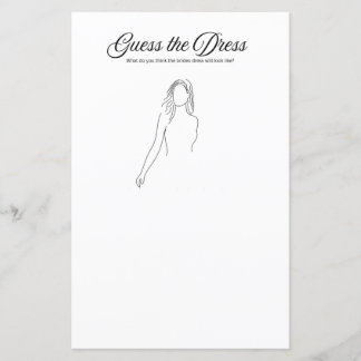 Brautparty Game: Raten Sie mal das Kleid