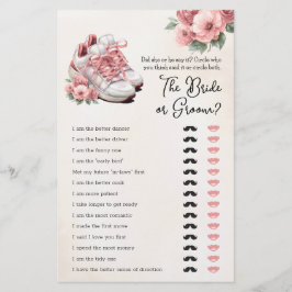 Brautparty Game, sagte er, sie sagte Blumenschlauc