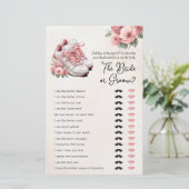 Brautparty Game, sagte er, sie sagte Blumenschlauc (Stehend Vorderseite)