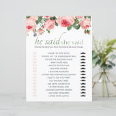 Brautparty Game, sagte er, sie sei rot. (Stehend Vorderseite)